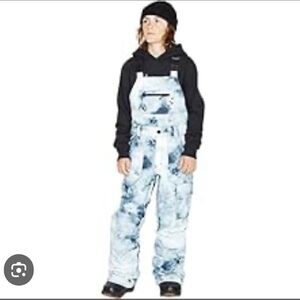 Volcom ski overalls bibs boys 14 youth xl